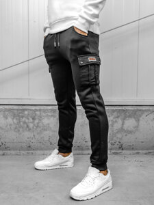 Men's Cargo Joggers Black Bolf HY-809A