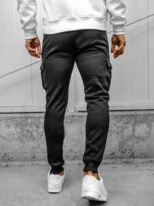 Men's Cargo Joggers Black Bolf HY-809A