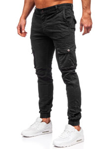 Men's Cargo Joggers Black Bolf JM5502