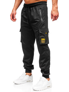 Men's Cargo Joggers Black Bolf JX6359