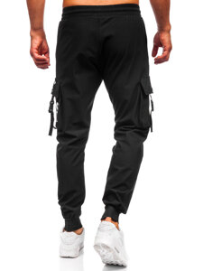 Men’s Cargo Joggers Black Bolf K11