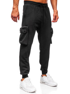 Men's Cargo Joggers Black Bolf K17