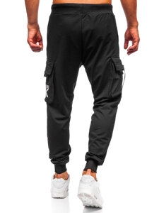 Men’s Cargo Joggers Black Bolf K19