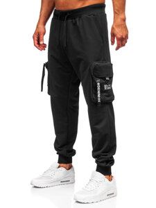 Men’s Cargo Joggers Black Bolf K20