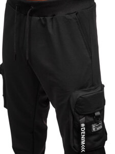 Men’s Cargo Joggers Black Bolf K20