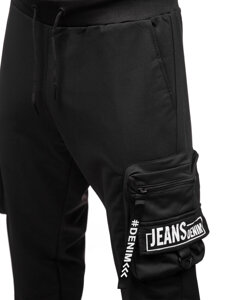 Men’s Cargo Joggers Black Bolf K21