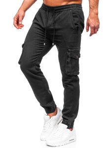 Men's Cargo Joggers Black Bolf MP0181N