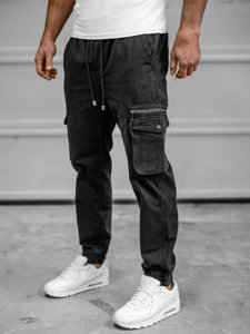 Men's Cargo Joggers Black Bolf MP0181NA