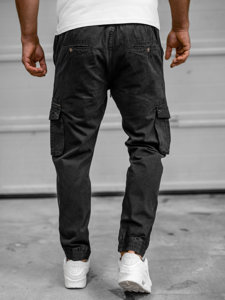 Men's Cargo Joggers Black Bolf MP0181NA