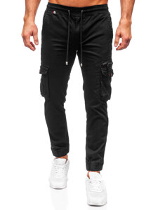 Men's Cargo Joggers Black Bolf MP0201N