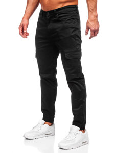 Men's Cargo Joggers Black Bolf S201