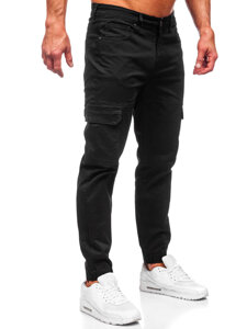 Men's Cargo Joggers Black Bolf S201