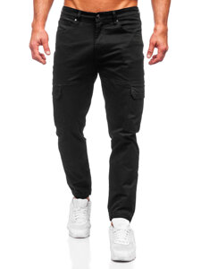 Men's Cargo Joggers Black Bolf S201