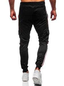 Men's Cargo Joggers Black Bolf YLB88018