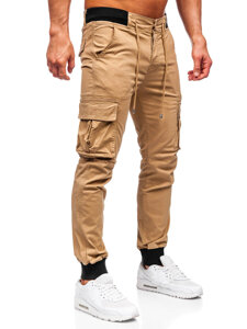 Men's Cargo Joggers Camel Bolf MP0208K