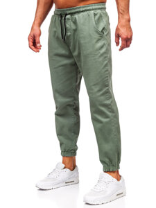 Men's Cargo Joggers Green Bolf 001