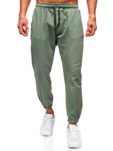 Men's Cargo Joggers Green Bolf 001