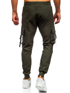 Men’s Cargo Joggers Green Bolf K11