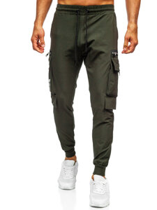 Men’s Cargo Joggers Green Bolf K12