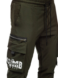 Men’s Cargo Joggers Green Bolf K12