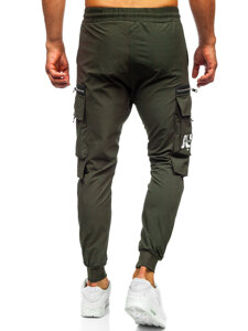 Men’s Cargo Joggers Green Bolf K12