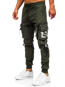 Men’s Cargo Joggers Green Bolf K13