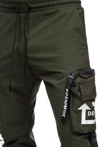 Men’s Cargo Joggers Green Bolf K13