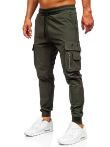 Men’s Cargo Joggers Green Bolf K16