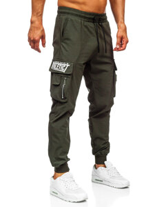 Men’s Cargo Joggers Green Bolf K16