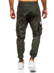 Men’s Cargo Joggers Green Bolf K16