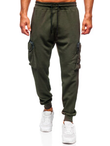 Men's Cargo Joggers Green Bolf K17