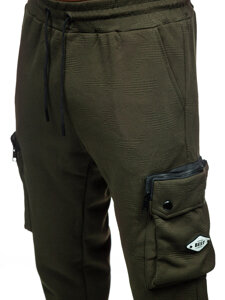 Men's Cargo Joggers Green Bolf K17