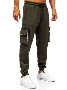 Men’s Cargo Joggers Green Bolf K18