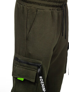 Men’s Cargo Joggers Green Bolf K18