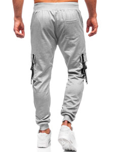 Men's Cargo Joggers Grey Bolf 8K1117