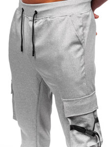 Men's Cargo Joggers Grey Bolf 8K1118