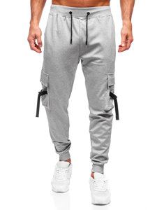 Men's Cargo Joggers Grey Bolf 8K1118