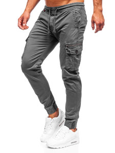 Men's Cargo Joggers Grey Bolf CT6706S0