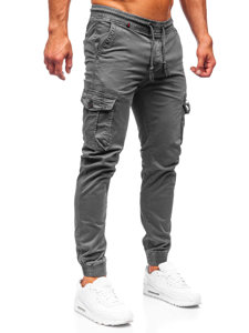 Men's Cargo Joggers Grey Bolf CT6706S0