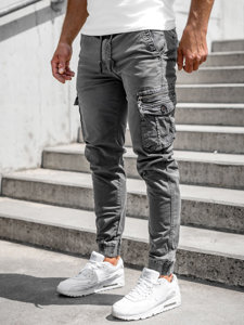 Men's Cargo Joggers Grey Bolf CT6706S0