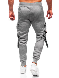 Men's Cargo Joggers Grey Bolf HSS015