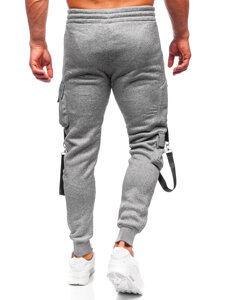 Men's Cargo Joggers Grey Bolf HSS020