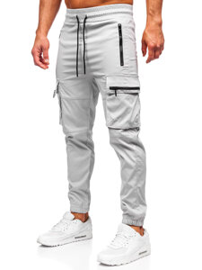 Men’s Cargo Joggers Grey Bolf HSS300