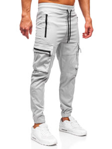 Men’s Cargo Joggers Grey Bolf HSS300