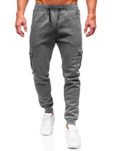 Men's Cargo Joggers Grey Bolf HY-809