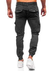 Men's Cargo Joggers Grey Bolf JM5502