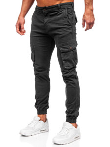 Men's Cargo Joggers Grey Bolf JM5502