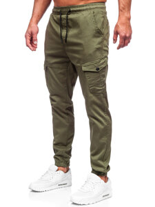 Men's Cargo Joggers Khaki Bolf 384