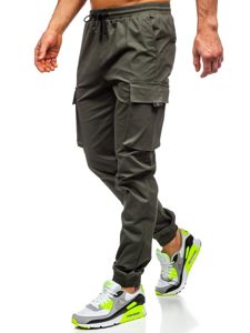 Men's Cargo Joggers Khaki Bolf 701