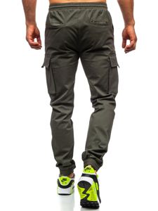 Men's Cargo Joggers Khaki Bolf 701